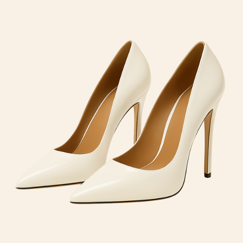 Escarpins ILHANA - Talon Aiguille 15cm Blanc