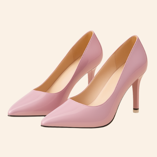 Escarpins CAMILLE - Talon Aiguille 8cm Bout Pointu Rose