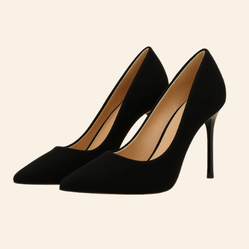 Escarpins AYLA - Talon Aiguille 10cm Noir