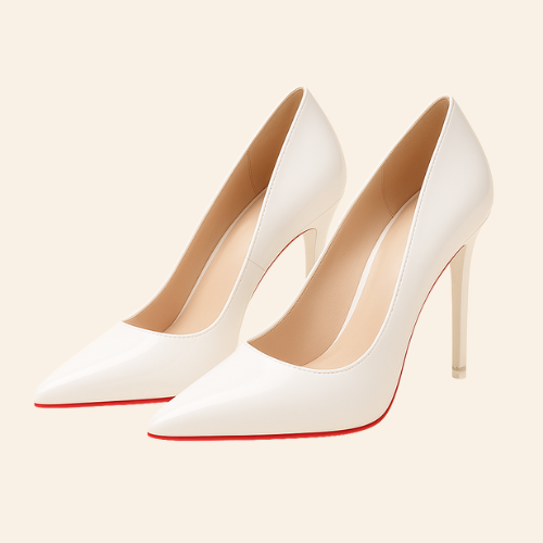 Escarpins ALIX - Talon Aiguille 10cm Blanc