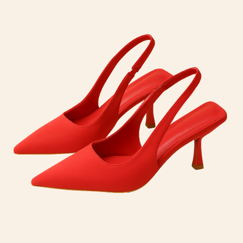 Escarpins LYANA - Talon Aiguille 7cm Rouge