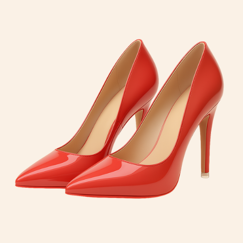 Escarpins RAYA - Talon Aiguille 10cm Rouge