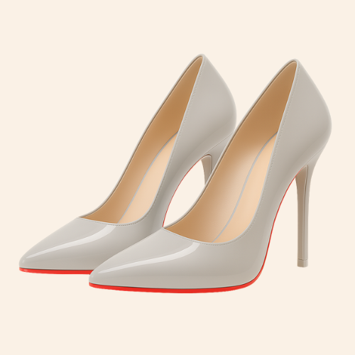 Escarpins SILJA - Talon Aiguille 10cm Gris