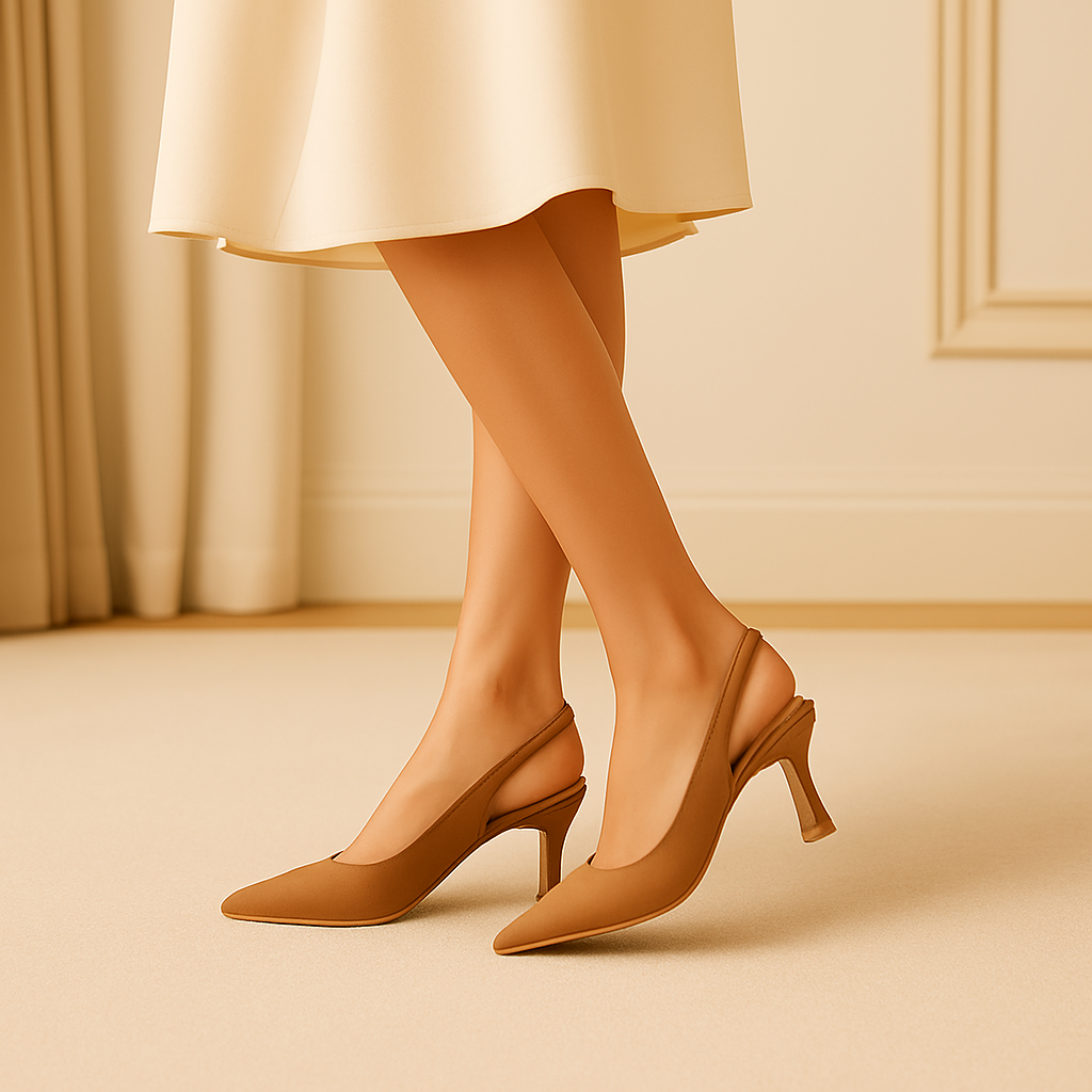 Escarpins LYNÉA - Talon Aiguille 7cm Khaki