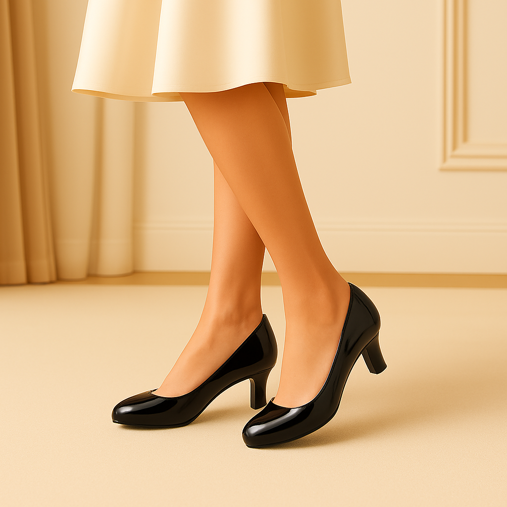 Escarpins ELISA - Petit Talon 5,5cm Noir