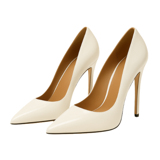 Escarpins ILHANA - Talon Aiguille 15cm Blanc