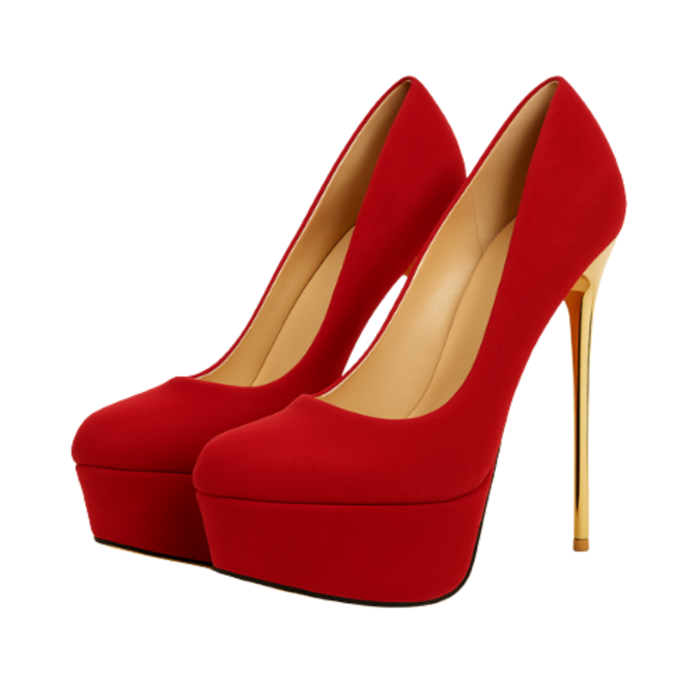 Escarpins NAÏMA - Talon Aiguille 16cm et Plateforme Rouge