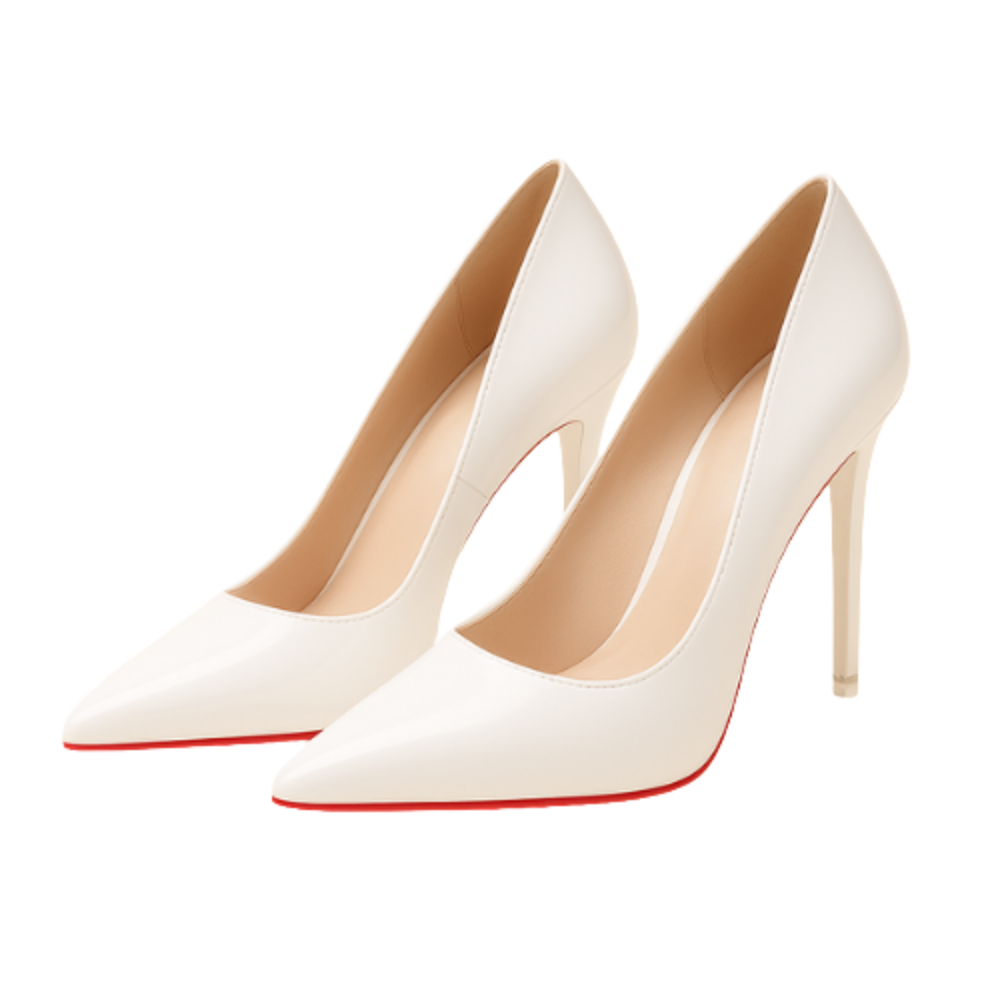 Escarpins ALIX - Talon Aiguille 10cm Blanc