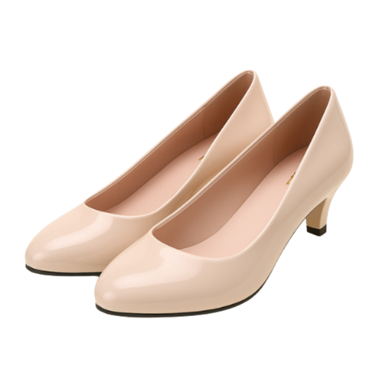 Escarpins LYA - Petit Talon 5,5cm Beige