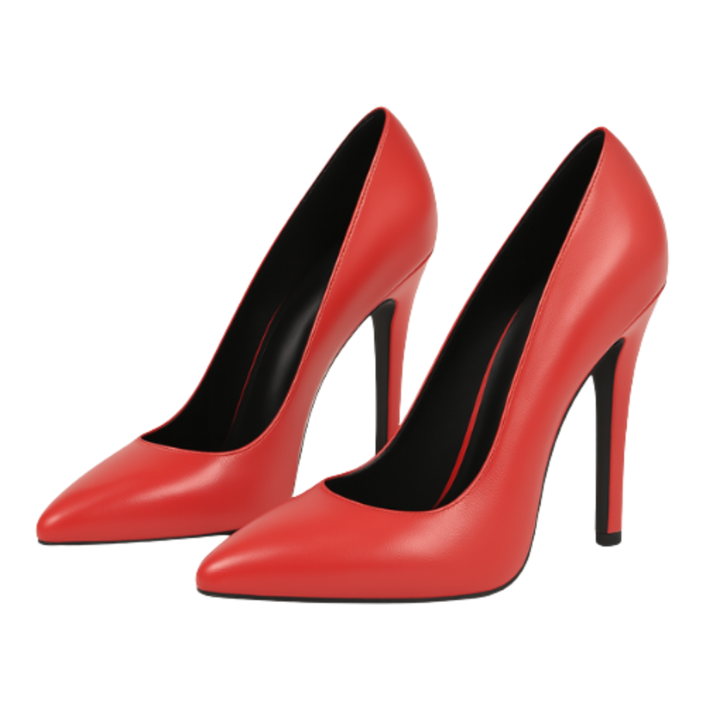 Escarpins ILONA - Talon Aiguille 14cm Bicolor Rouge